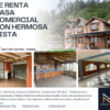 Casa comercial en renta en Tanda Quito con salón de eventos