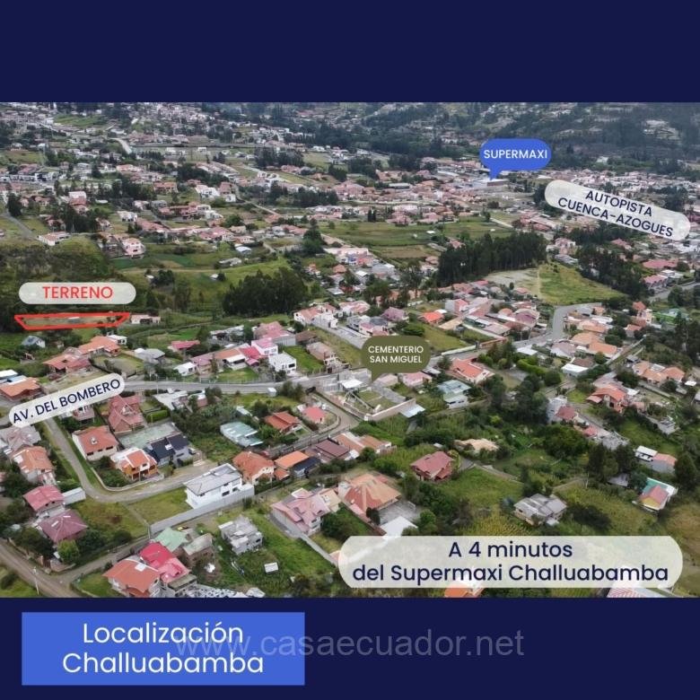 Terreno en Venta Challuabamba Cuenca para Proyecto Inmobiliario