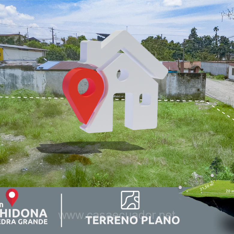 Terreno Esquinero en Venta Archidona Napo 413 m²