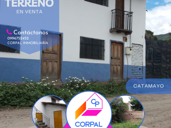 Casa con terreno en venta Catamayo Loja con locales comerciales
