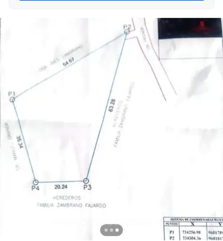 Terreno de 1.500 m² en Venta en Llatcón, Cuenca