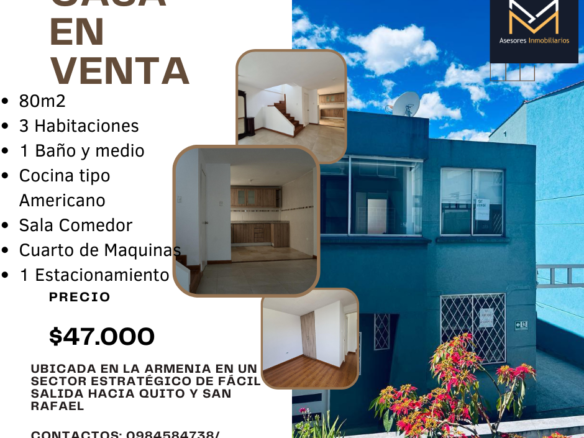 Casa en venta en La Armenia Conocoto