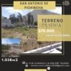 Terreno en venta en San Antonio de Pichincha