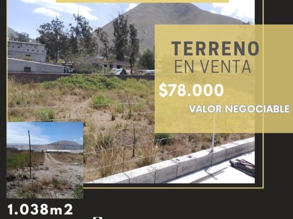 Terreno en venta en San Antonio de Pichincha