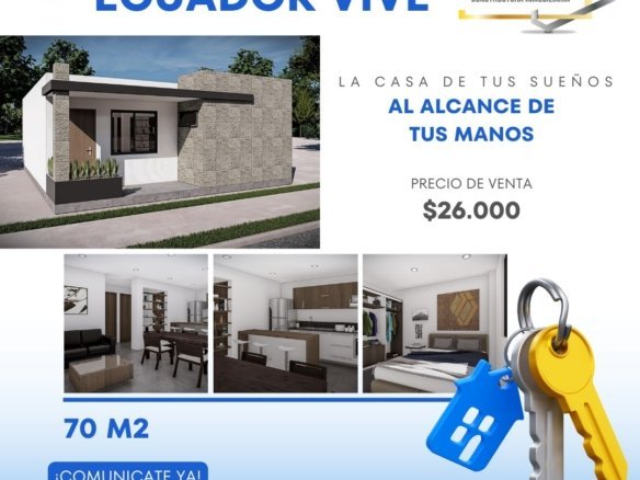 Casas de interés social para terreno propio Ecuador