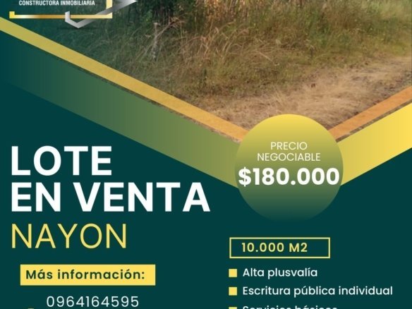 Terreno en venta en Nayón sector Fataguille
