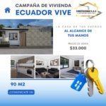 Casas de 90 m² para terreno propio en Ecuador