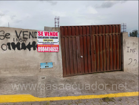 Terreno esquinero en venta en Sierra Hermosa Calderón frente a parque