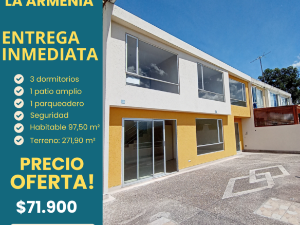 Casa en venta en La Armenia Valle de Los Chillos