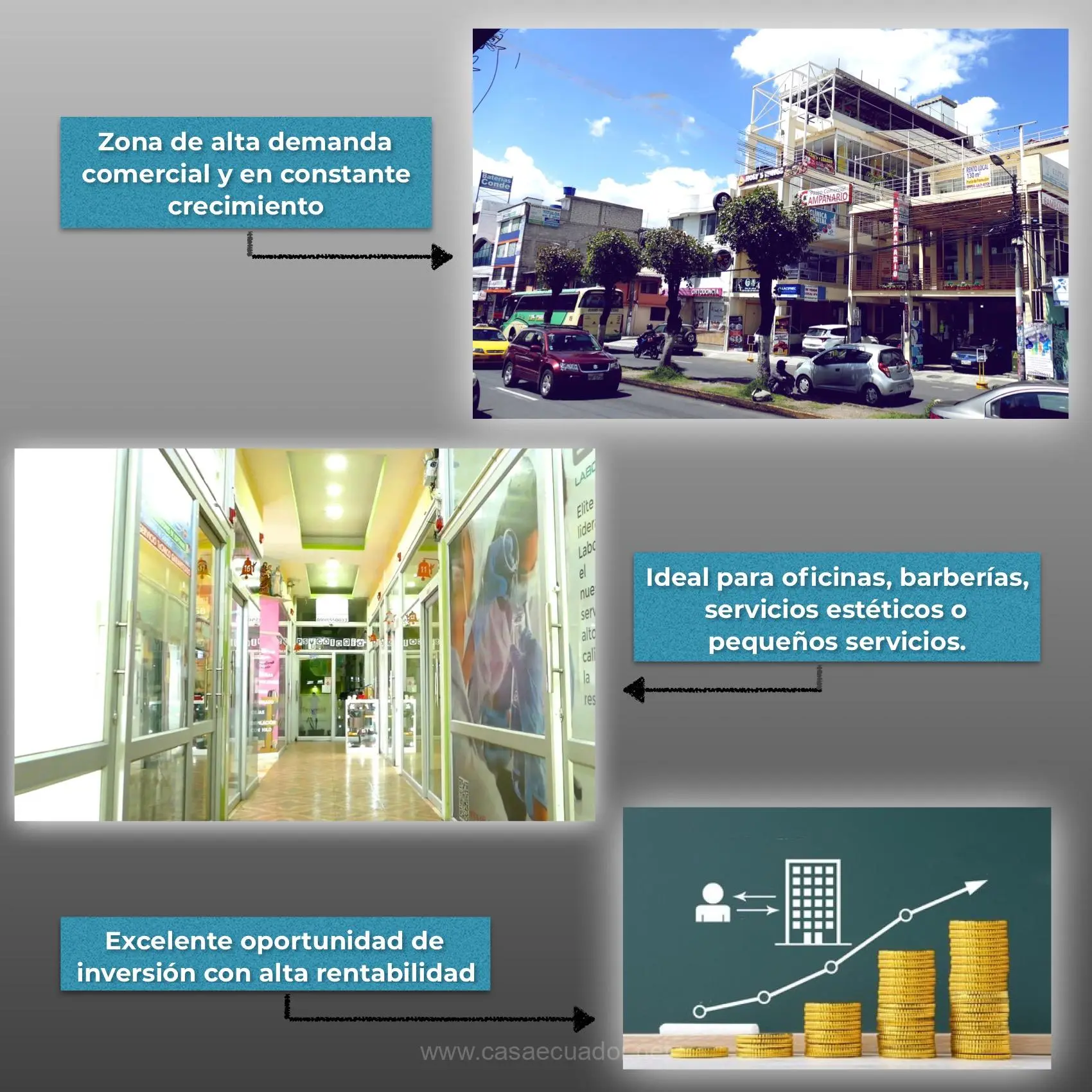 Local Comercial en Venta en Sangolquí con Altillo y Excelente Ubicación