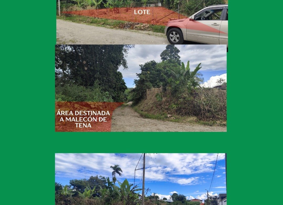 Terreno de 765m2 en Tena Napo