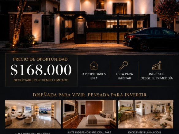 Casa Rentera De Lujo En Venta En Loja 3 Unidades En 1 Propiedad