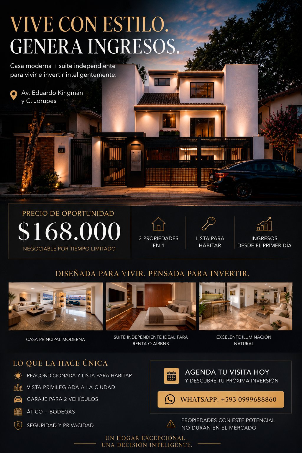 Casa Rentera De Lujo En Venta En Loja 3 Unidades En 1 Propiedad