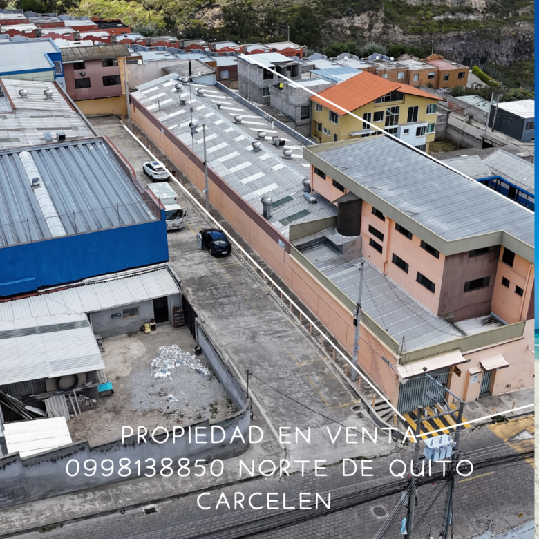 Galpón Industrial en Venta en Carcelén Quito