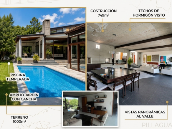 Residencia de lujo en Pillagua Cumbayá, fachada principal