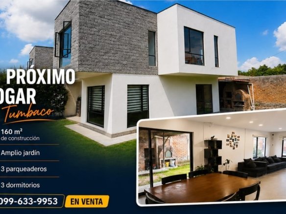 Casa en Venta Churoloma Tumbaco Quito con Jardín