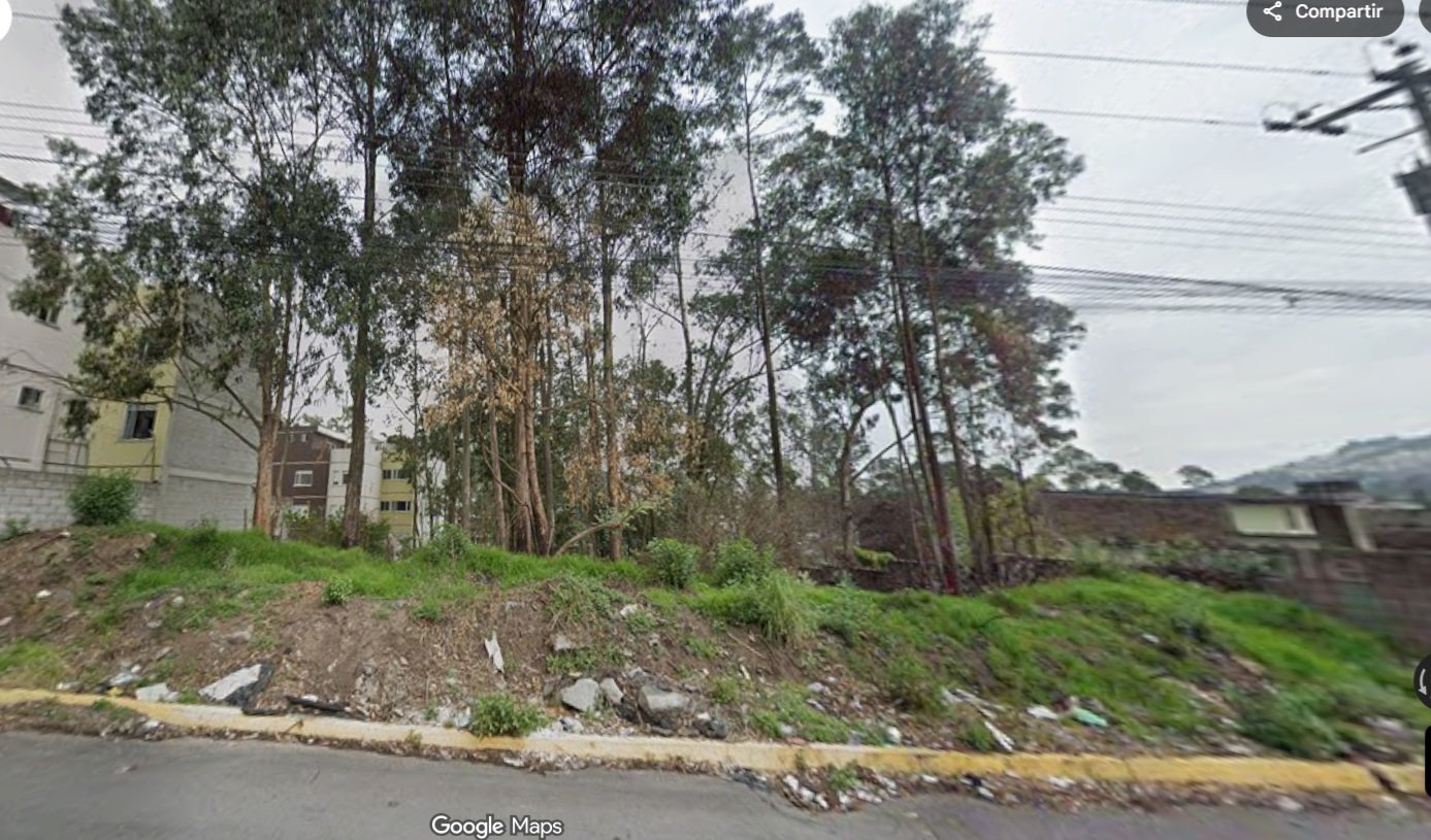 Terreno de 1.373 m² en Conocoto, Puente 2 de la Autopista Rumiñahui
